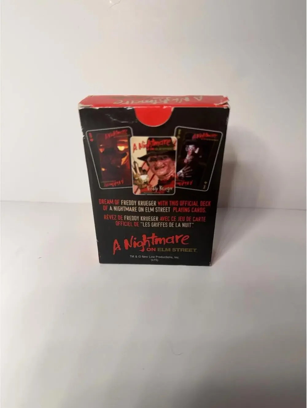 A Nightmare on Elm Street Playing Cards Open Poker Deck Freddy Krueger Horror